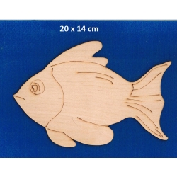 SKLEJKA #3mm Rybka 20cm , ryba 20x14cm / grawer
